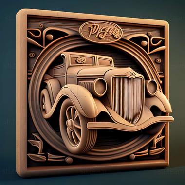 3D model Ford Street Racing game (STL)